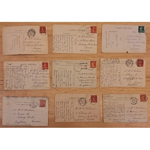 154 - VARIOUS FRENCH RELATED POSTCARDS