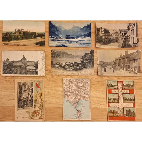 165 - PARCEL OF VARIOUS BRITISH AND OTHER POSTCARDS ETC