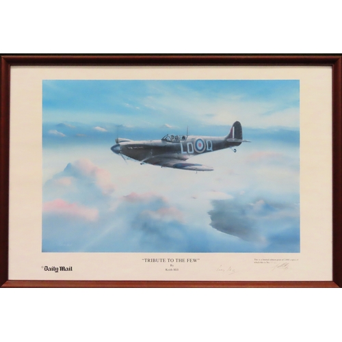 227 - Keith Hill framed pencil signed polychrome print 