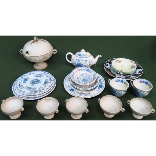 85 - Sundry ceramics including Masons china, stoneware pottery etc