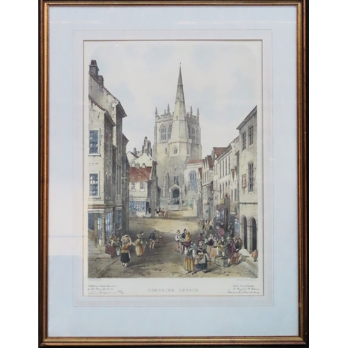 65 - H. Fielding polychrome engraving, 350 of 400 1886, also signed by Fredrick. j. Richards. Approx. 53 ... 