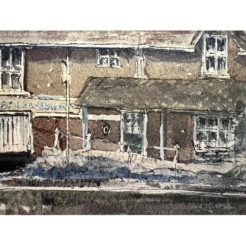 70 - WATERCOLOUR, THE WINKWELL, APPROX 22 x 32cm