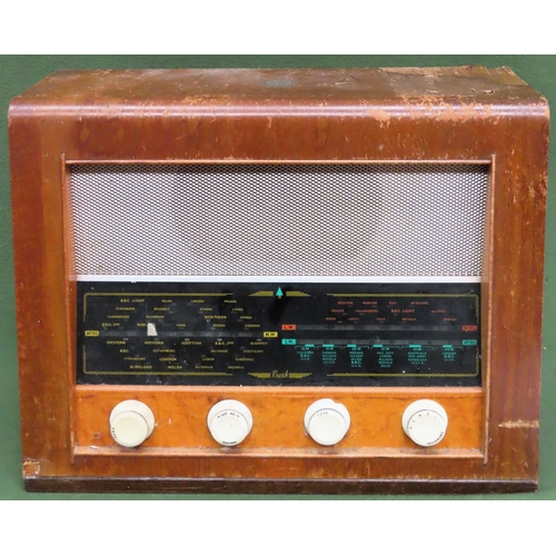 90 - Art Deco style Bush Radio, no. 8034