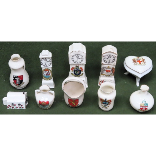 92 - Parcel of various ceramic crested ware