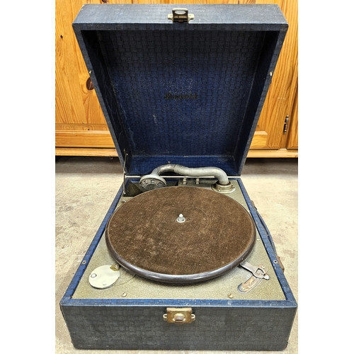 10 - Vintage Brunswick portable gramophone