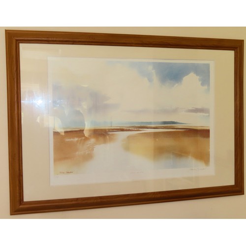 80 - Matthew Snowden, framed limited edition print - Point of Ayr, number 7 of 100. Approx. 41 x 59cm