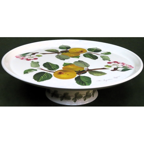 97 - Sundry ceramics Inc. Portmeirion Pomona stemmed stand, Royal Worcester Evesham, etc