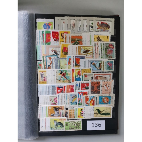 136 - FOREIGN COUNTRIES.  FAR EAST. Collection of FU N.Korea and N.Vietnam  and Thailand FU and UM  in lar... 