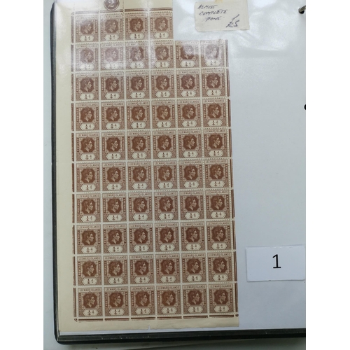 1 - VIDEO AVAILABLE. MIXED WORLD.  BC M and U ranges on stocksheets in binder  each with SG number and p... 