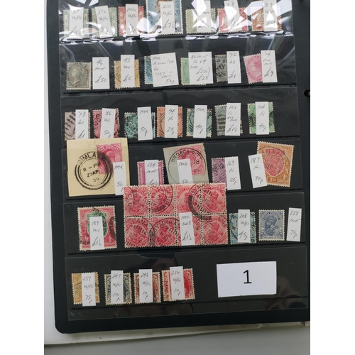 1 - VIDEO AVAILABLE. MIXED WORLD.  BC M and U ranges on stocksheets in binder  each with SG number and p... 