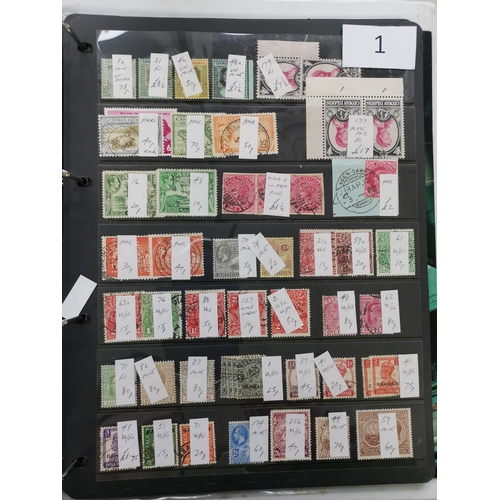 1 - VIDEO AVAILABLE. MIXED WORLD.  BC M and U ranges on stocksheets in binder  each with SG number and p... 