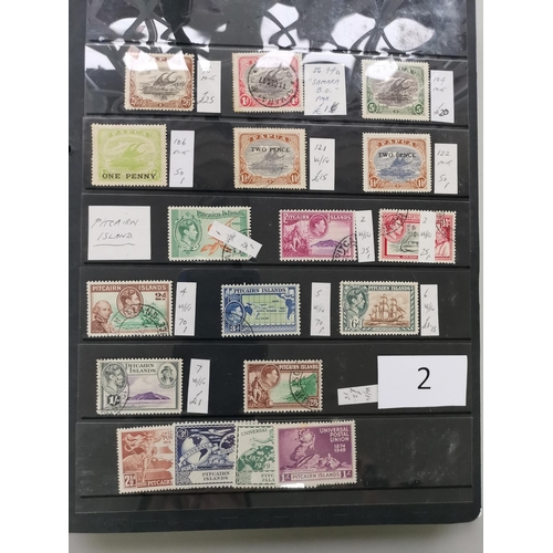 2 - VIDEO AVAILABLE. MIXED WORLD.  BC M and U ranges on stocksheets in binder  each with SG numbers and ... 