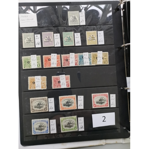 2 - VIDEO AVAILABLE. MIXED WORLD.  BC M and U ranges on stocksheets in binder  each with SG numbers and ... 