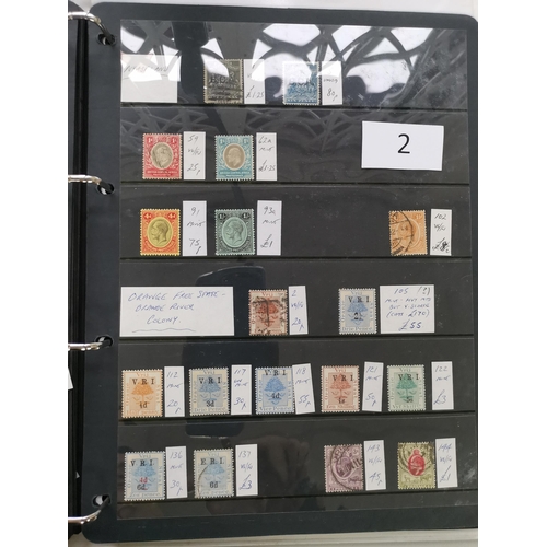 2 - VIDEO AVAILABLE. MIXED WORLD.  BC M and U ranges on stocksheets in binder  each with SG numbers and ... 