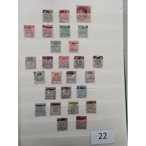 22 - MIXED WORLD.  FORGERIES. A large stockbook and small album with ranges of early to modern forgeries ... 