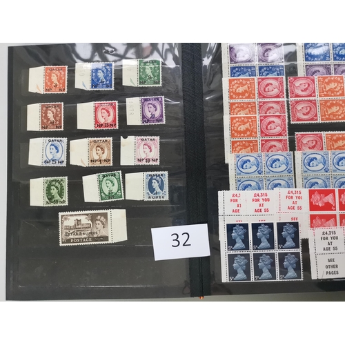 32 - MIXED WORLD.  BC oddments in 2 stockbooks incl. Somaliland 1938 and 1942 defin sets and Nyasaland 19... 