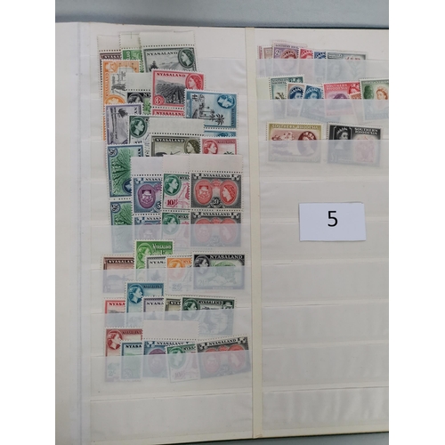 5 - MIXED WORLD.  Collection of KGVI and early QE defins in stockbook  M  and mainly unmounted  incl. KU... 