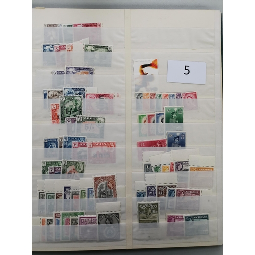 5 - MIXED WORLD.  Collection of KGVI and early QE defins in stockbook  M  and mainly unmounted  incl. KU... 