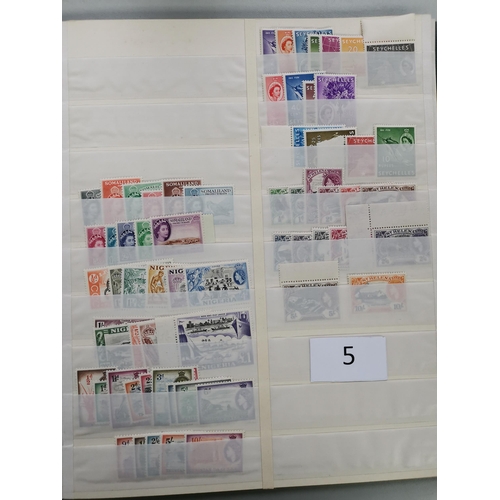 5 - MIXED WORLD.  Collection of KGVI and early QE defins in stockbook  M  and mainly unmounted  incl. KU... 