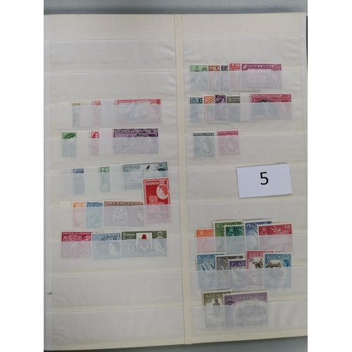 5 - MIXED WORLD.  Collection of KGVI and early QE defins in stockbook  M  and mainly unmounted  incl. KU... 