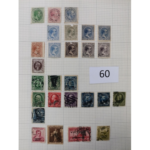 60 - FOREIGN COUNTRIES.  Collection on leaves in binder  value in early to middle period M and U  incl. u... 