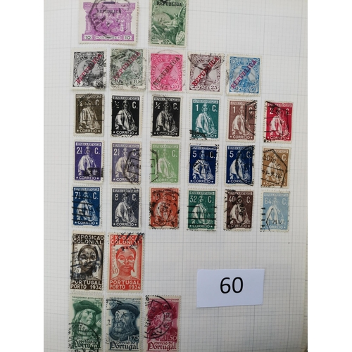 60 - FOREIGN COUNTRIES.  Collection on leaves in binder  value in early to middle period M and U  incl. u... 