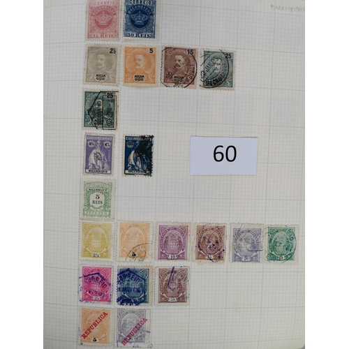 60 - FOREIGN COUNTRIES.  Collection on leaves in binder  value in early to middle period M and U  incl. u... 