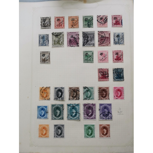 176 - EGYPT.  General early to middle period M and U collections on leaves. (100's)