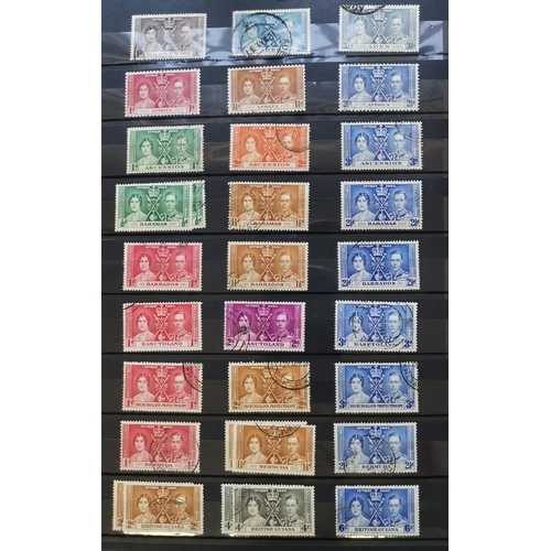 16 - A collection of KGV-VI Omnibus issues in stockbook  incl. 1935 Jubilee x 60 different M sets  also a... 