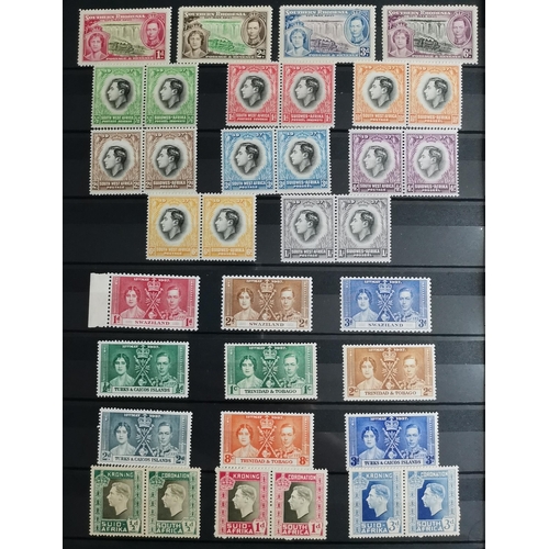 16 - A collection of KGV-VI Omnibus issues in stockbook  incl. 1935 Jubilee x 60 different M sets  also a... 