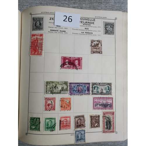 26 - World early to middle period in Triumph album  useful M oddments  with main value in BC. (many 100's... 