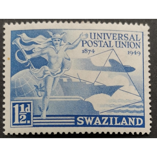 364 - 1949 UPU 1½d M with A of CA from wmk omitted (possibly slight trace). SG48a. (1)