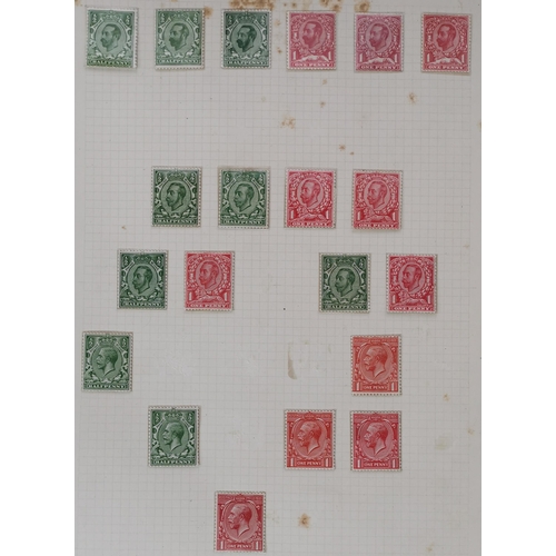 375 - 1887-1954 M collection on leaves (in old cellophane packets)  some mixed condition seen with 1887-92... 