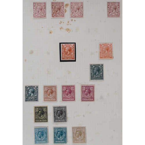 375 - 1887-1954 M collection on leaves (in old cellophane packets)  some mixed condition seen with 1887-92... 