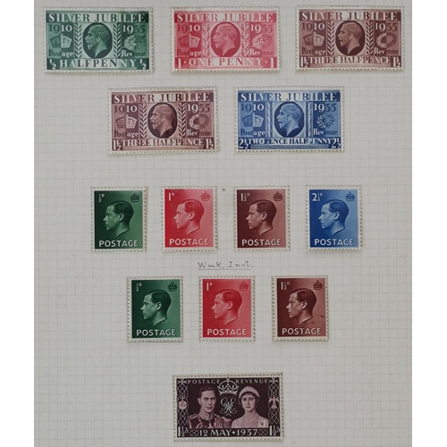 375 - 1887-1954 M collection on leaves (in old cellophane packets)  some mixed condition seen with 1887-92... 