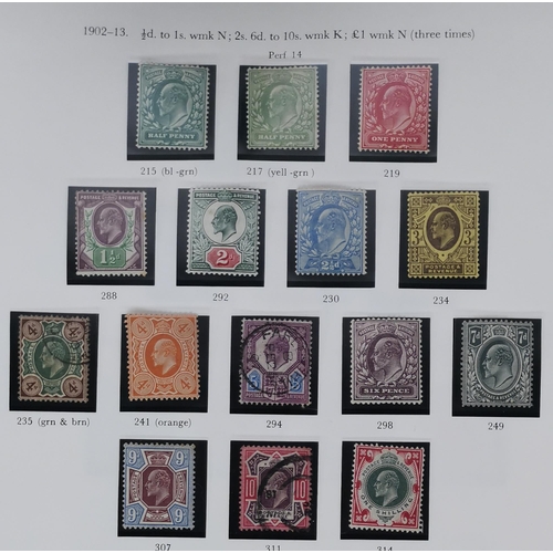 379 - QV-KGV M collection on printed leaves  condition a little mixed  incl. 1887-1900 Jubilees to 1/- (bo... 