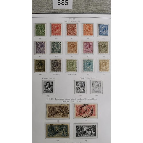 385 - Collection 1902-1970  nearly all M  condition a little mixed  incl. KEVII to 1/-   1912-24  1924 and... 