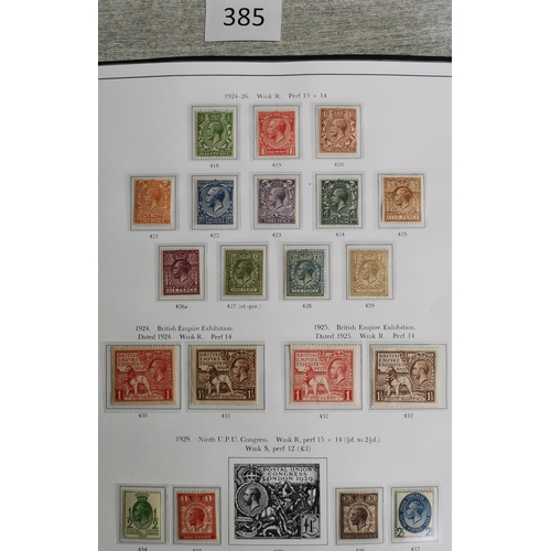 385 - Collection 1902-1970  nearly all M  condition a little mixed  incl. KEVII to 1/-   1912-24  1924 and... 