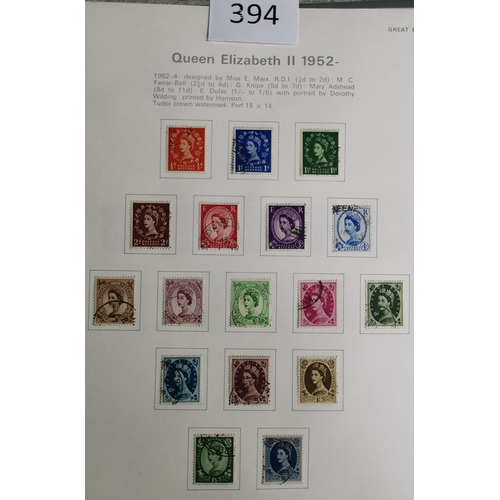 394 - FU collection 1902-77 in Collecta album  incl. KEVII to 10/-  KGV vals to 10/-  KGVI basic issues co... 