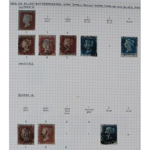 429 - Used collection all leaves  mixed condition with 1840 1d blacks (15)  2d blue (2)  1841  later from ... 