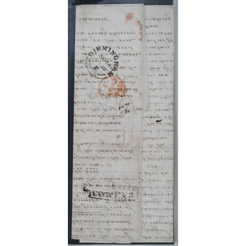 451 - 1840's x 17 covers from Rio de Janeiro to Gibbons Brothers  Birmingham  markings include 