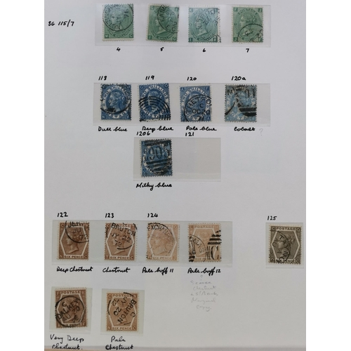 489 - Surface Printed used collection on leaves to 10/- (2)  well above average condition  and incl. fine ... 