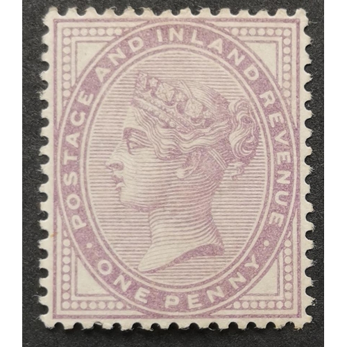 501 - 1881 1d pale lilac  14 dots M. SG171. Cat. £225. (1)