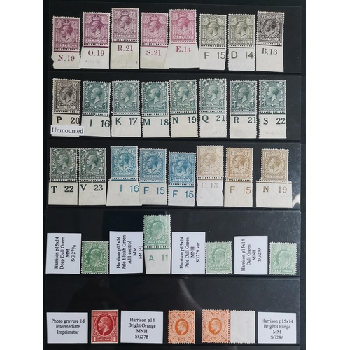 534 - 1912-24 CONTROLS. A collection of singles  strips and pairs on stocksheets  values to 1/- (3) with a... 