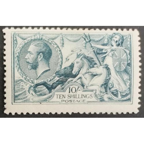 547 - 1918 5/- and 10/- o.g. (2)