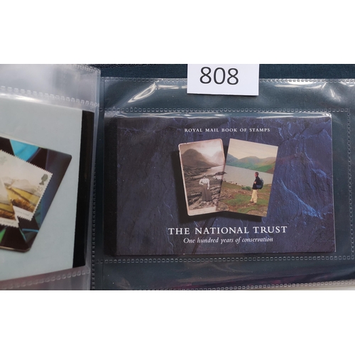 808 - PRESTIGE BOOKLETS in 2 folders  1980-1995 and 2015-2021 (not complete run of bklts). Face approx. £3... 