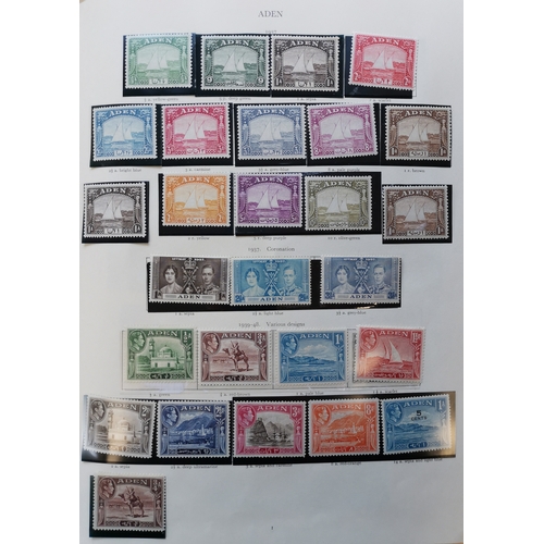 2 - KGVI M collection in SG printed album  many complete defin sets  RSW's with very good range A-Z. STC... 