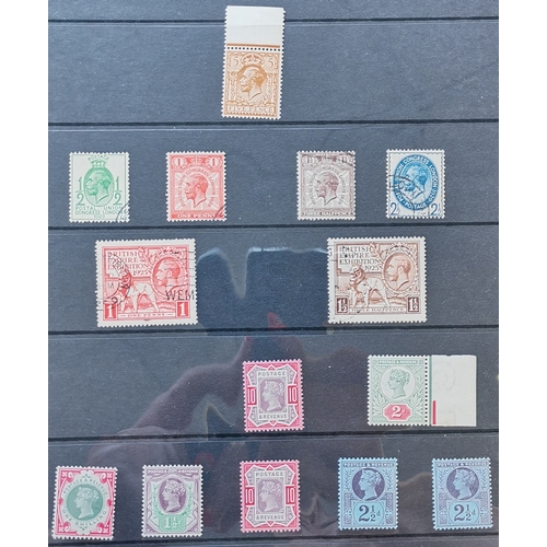 7 - M collection of BC + some GB on stocksheets in binder  generally clean  and much unmounted  incl. An... 