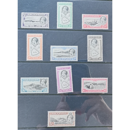 7 - M collection of BC + some GB on stocksheets in binder  generally clean  and much unmounted  incl. An... 