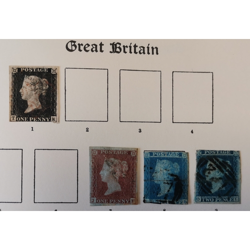 4 - Mainly used collection in 2 New Imperial albums (fine condition)  much useful incl. GB from 1840 1d ... 